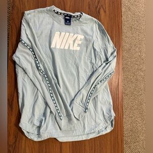 Nike Light Blue Long Sleeve Shirt